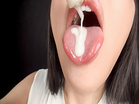 美女のベロ・口内鑑賞　サンプル画像07